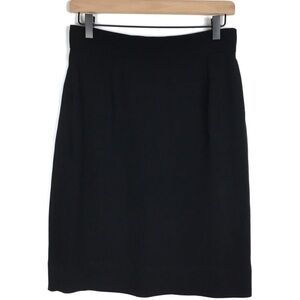 MOSCHINO Cheap and Chic Pencil Skirt Button Classic Capsule Minimalist Size 12